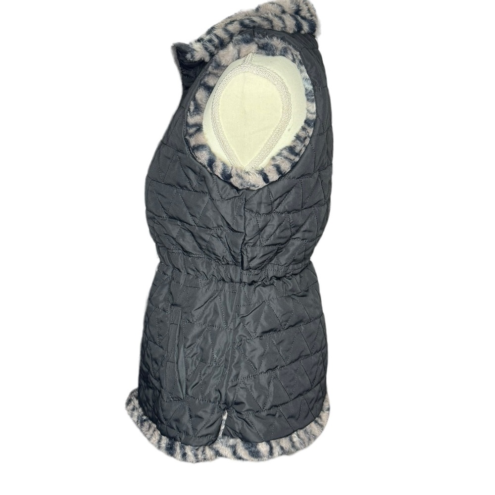 Keren Hart Leopard NWT Reversible Puffer Vest - Picture 7 of 8